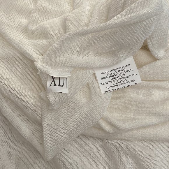 inspired sheer mesh long sleeve gather bust top - Picture 4 of 4